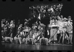 Joel Grey and ensemble in the stage production Cabaret