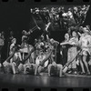 Joel Grey and ensemble in the stage production Cabaret
