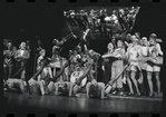 Joel Grey and ensemble in the stage production Cabaret