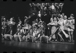 Joel Grey and ensemble in the stage production Cabaret