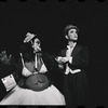 Joel Grey and unidentified in the stage production Cabaret