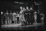 Lotte Lenya and ensemble in the stage production Cabaret