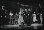 Jack Gilford [left], Lotte Lenya and ensemble in the stage production Cabaret