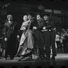 Jack Gilford [left], Lotte Lenya and ensemble in the stage production Cabaret