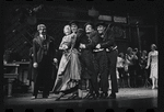 Jack Gilford [left], Lotte Lenya and ensemble in the stage production Cabaret