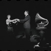 Lotte Lenya and Jack Gilford in the stage production Cabaret