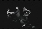 Lotte Lenya and Jack Gilford in the stage production Cabaret