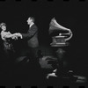 Lotte Lenya and Jack Gilford in the stage production Cabaret