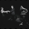 Lotte Lenya and Jack Gilford in the stage production Cabaret
