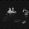 Lotte Lenya and Jack Gilford in the stage production Cabaret