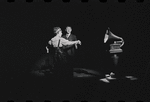 Lotte Lenya and Jack Gilford in the stage production Cabaret