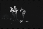 Lotte Lenya and Jack Gilford in the stage production Cabaret