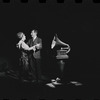 Lotte Lenya and Jack Gilford in the stage production Cabaret