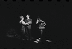Lotte Lenya and Jack Gilford in the stage production Cabaret