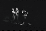 Lotte Lenya and Jack Gilford in the stage production Cabaret