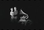 Lotte Lenya and Jack Gilford in the stage production Cabaret
