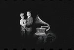 Lotte Lenya and Jack Gilford in the stage production Cabaret