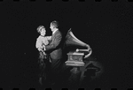 Lotte Lenya and Jack Gilford in the stage production Cabaret