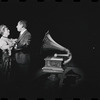 Lotte Lenya and Jack Gilford in the stage production Cabaret