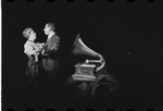 Lotte Lenya and Jack Gilford in the stage production Cabaret
