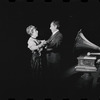 Lotte Lenya and Jack Gilford in the stage production Cabaret