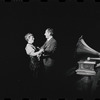 Lotte Lenya and Jack Gilford in the stage production Cabaret