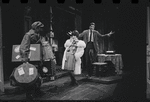 Jill Haworth, Bert Convy and unidentified in the stage production Cabaret