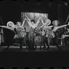 Jill Haworth [center], Bert Convy [right] and ensemble in the stage production Cabaret