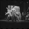 Jill Haworth [center], Bert Convy [right] and ensemble in the stage production Cabaret