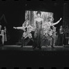 Jill Haworth [center], Bert Convy [right] and ensemble in the stage production Cabaret