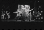 Jill Haworth [center], Bert Convy [right] and ensemble in the stage production Cabaret
