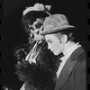 Joel Grey and unidentified [left] in the stage production Cabaret
