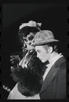 Joel Grey and unidentified [left] in the stage production Cabaret