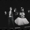 Joel Grey and unidentified in the stage production Cabaret