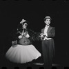 Joel Grey and unidentified [left] in the stage production Cabaret