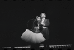 Joel Grey [right] and unidentified in the stage production Cabaret