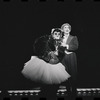 Joel Grey and unidentified in the stage production Cabaret