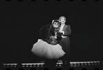 Joel Grey and unidentified in the stage production Cabaret