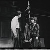 Bert Convy and Jill Haworth in the stage production Cabaret