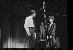 Bert Convy and Jill Haworth in the stage production Cabaret