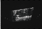 Mirror backdrop in the stage production Cabaret