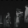 Lotte Lenya, Peg Murray, Bert Convy and unidentified in the stage production Cabaret