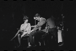 Jill Haworth and Bert Convy in the stage production Cabaret