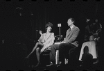 Jill Haworth and Bert Convy in the stage production Cabaret