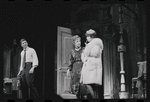Bert Convy, Lotte Lenya and Jill Haworth in the stage production Cabaret