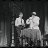 Bert Convy and Jill Haworth in the stage production Cabaret