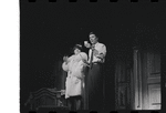 Jill Haworth and Bert Convy in the stage production Cabaret