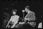 Jill Haworth and Bert Convy in the stage production Cabaret