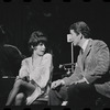 Jill Haworth and Bert Convy in the stage production Cabaret