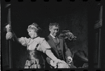 Lotte Lenya and Jack Gilford in the stage production Cabaret